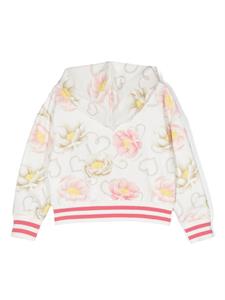 Monnalisa Jack met bloemenprint - Wit