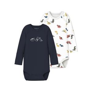 name it Romper lange mouw 2-pack B right White