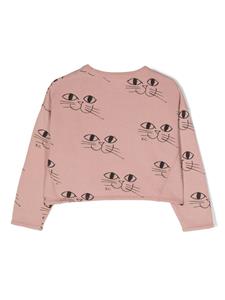 bobochoses Bobo Choses Sweater met kattenprint - Roze