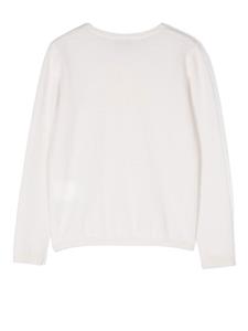Bonpoint Top met kersenprint - Beige