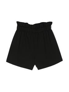 Shorts verfraaid met kristallen - Zwart