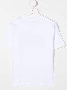 dieselkids Diesel Kids T-shirt verfraaid met logo - Wit
