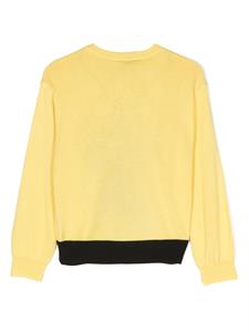 twinsetkids TWINSET Kids Sweater met logo bedel - Geel