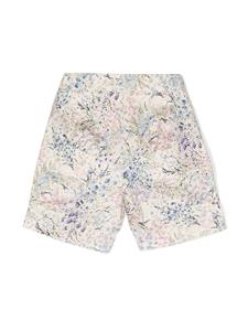 Simonetta Shorts met bloemenprint - Beige