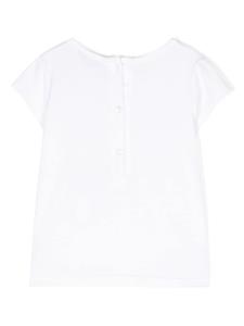 huckleboneslondon Hucklebones London T-shirt met strikdetail - Wit