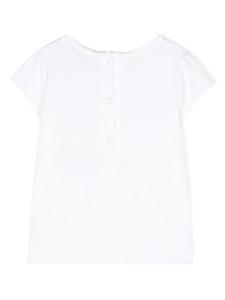 Hucklebones London T-shirt met strikdetail - Wit