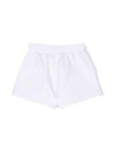 chiaraferragnikids Chiara Ferragni Kids Shorts met geborduurd logo - Wit