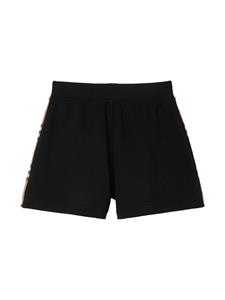 burberrykids Burberry Kids Vintage Check trainingsshorts - Zwart