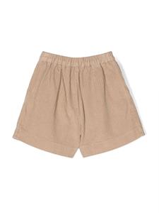 Shorts met elastische tailleband - Beige