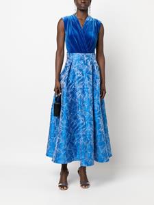 talbotrunhof Talbot Runhof Rok met bloemenprint - Blauw