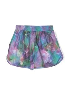 Andorine Shorts met grafische print - Groen