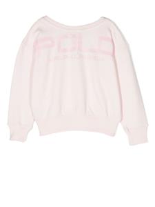 poloralphlaurenkids POLO RALPH LAUREN KIDS Sweater met logoprint - Roze