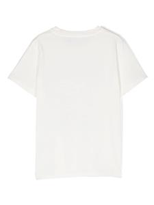 versacekids Versace Kids T-shirt met logoprint - Wit