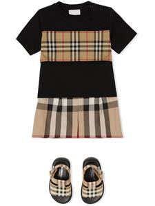 Burberry Kids Geruite rok - Beige