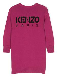 Kenzo Kids Gebreide jurk - Roze