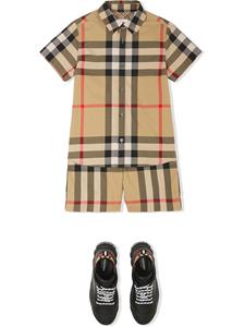 burberrykids Burberry Kids Geruit shirt - Beige