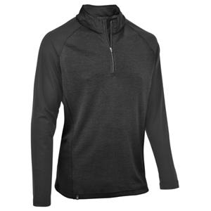 Maul Langarmshirt Maul - Schafjöchl Merino Herren Half Zip Wollshirt mit langen Ärmeln