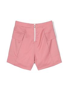 balmainkids Balmain Kids Shorts met knoop - Roze
