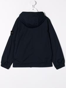 stoneislandjunior Stone Island Junior Jack met logopatch - Blauw
