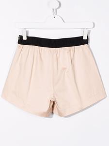 monclerenfant Moncler Enfant Shorts met logo taille - Beige