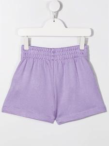 Moschino Kids Shorts met logoprint - Paars