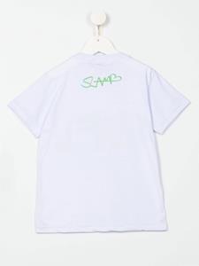 amirslama Amir Slama T-shirt met tekst - Wit