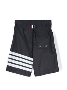 Thom Browne Kids 4-Bar zwembroek - Blauw