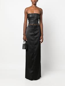 giuseppedimorabito Giuseppe Di Morabito Maxi-rok met satijnen afwerking - Zwart