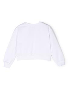 chiaraferragnikids Chiara Ferragni Kids Sweater met ronde hals - Wit