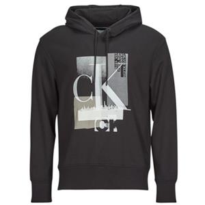Sweater Calvin Klein Jeans CONNECTED LAYER LANDSCAPE HOODIE