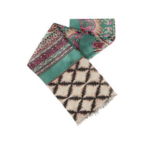 Summum 8s894-8478 scarf tie dye check scarf