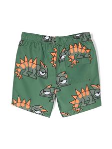 Zwembroek met print - Groen