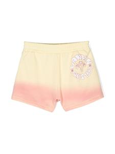 Lanvin Enfant Trainingsshorts met ombré-effect - Geel