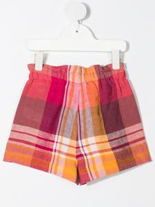 ilgufo Il Gufo Geruite shorts - Roze