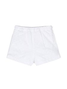 philosophydilorenzoserafinikids Philosophy Di Lorenzo Serafini Kids Shorts met ruche afwerking - Wit