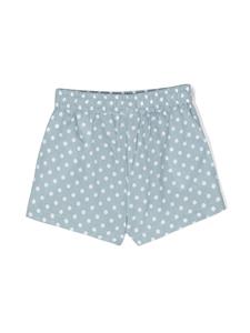 aspesikids Aspesi Kids Shorts met stippen - Blauw