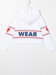 gcdskids Gcds Kids Hoodie met logoprint - Wit
