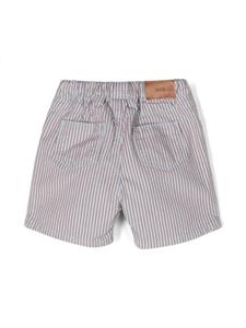 Knot Gestreepte shorts - Blauw
