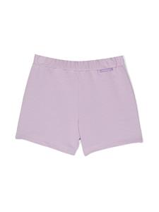 monclerenfant Moncler Enfant Shorts met logoband - Paars
