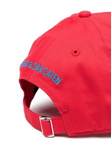 dsquared2kids DSQUARED2 KIDS Honkbalpet met geborduurd logo - Rood