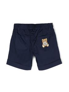 moschinokids Moschino Kids Shorts met teddybeer - Blauw