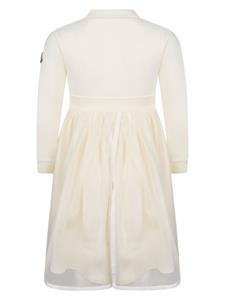 monclerenfant Moncler Enfant Jurk met logopatch - Beige