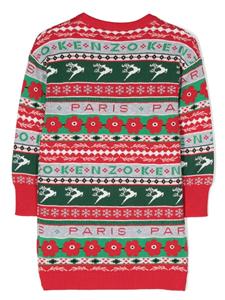 kenzokids Kenzo Kids Intarsia trui - Rood