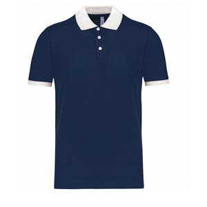ProAct Poloshirt Sport Pro premium quality - navy/wit - mesh polyester - voor heren