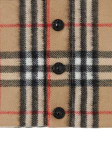 Burberry Kids Vintage check kasjmier col - Bruin
