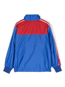 monclerenfant Moncler Enfant Windjack met logoprint - Blauw