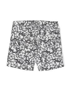 Bonpoint Shorts met bloemenprint - Wit