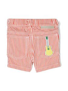 stellamccartneykids Stella McCartney Kids Gestreepte shorts - Rood