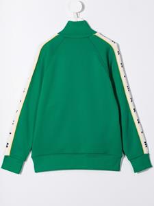 marnikids Marni Kids Bomberjack met logo afwerking - Groen