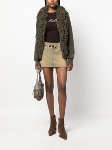 Blumarine Vest met franje - Groen